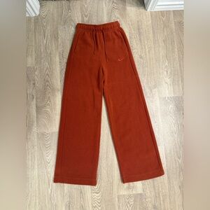 Nike Rust Orange Straight Leg Pants
